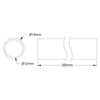 ServoCity 4100 Series Tube (12mm ID x 14mm OD, 200mm Length)