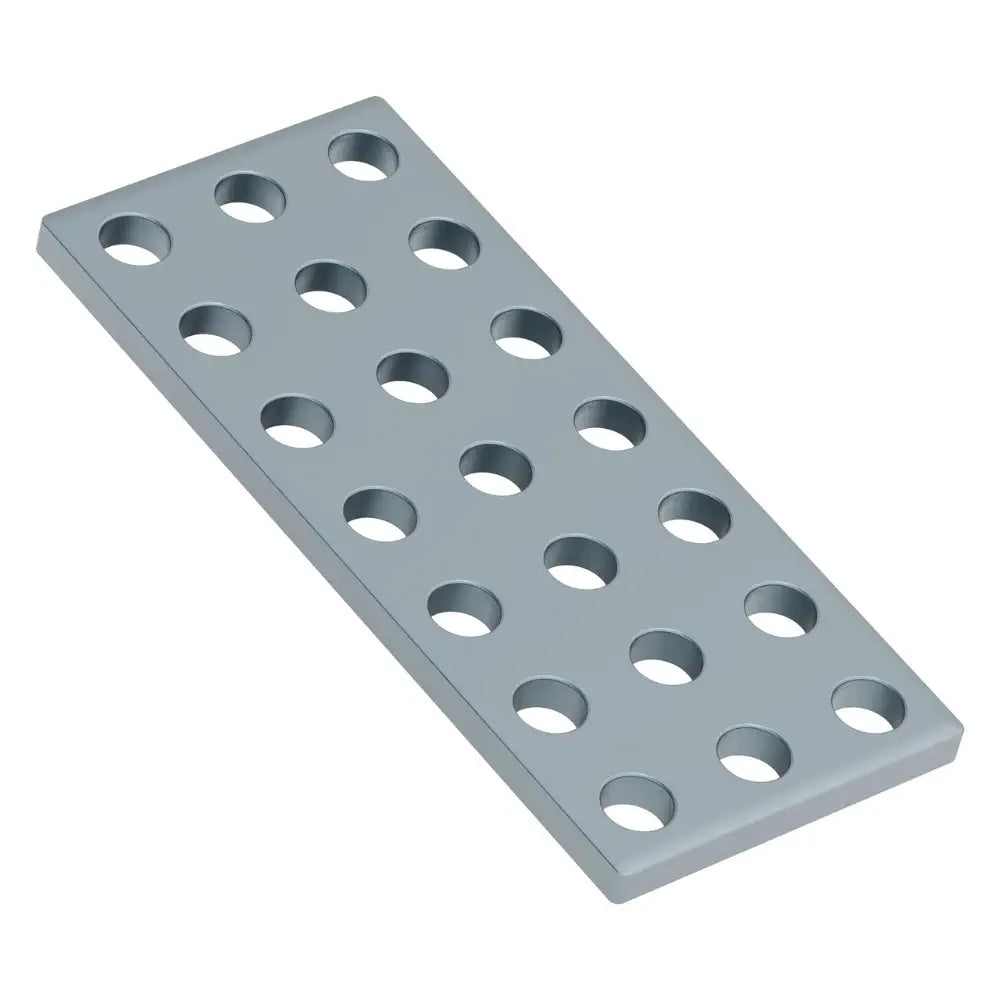 ServoCity 1139 Series Plates (3 x 7 Hole, 24 x 56mm) - 2 Pack