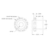 ServoCity 9 Tooth Press Fit Sprocket (0.1227" Pitch, 0.125" Bore)