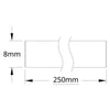 ServoCity 8mm Shaft (250mm Length)