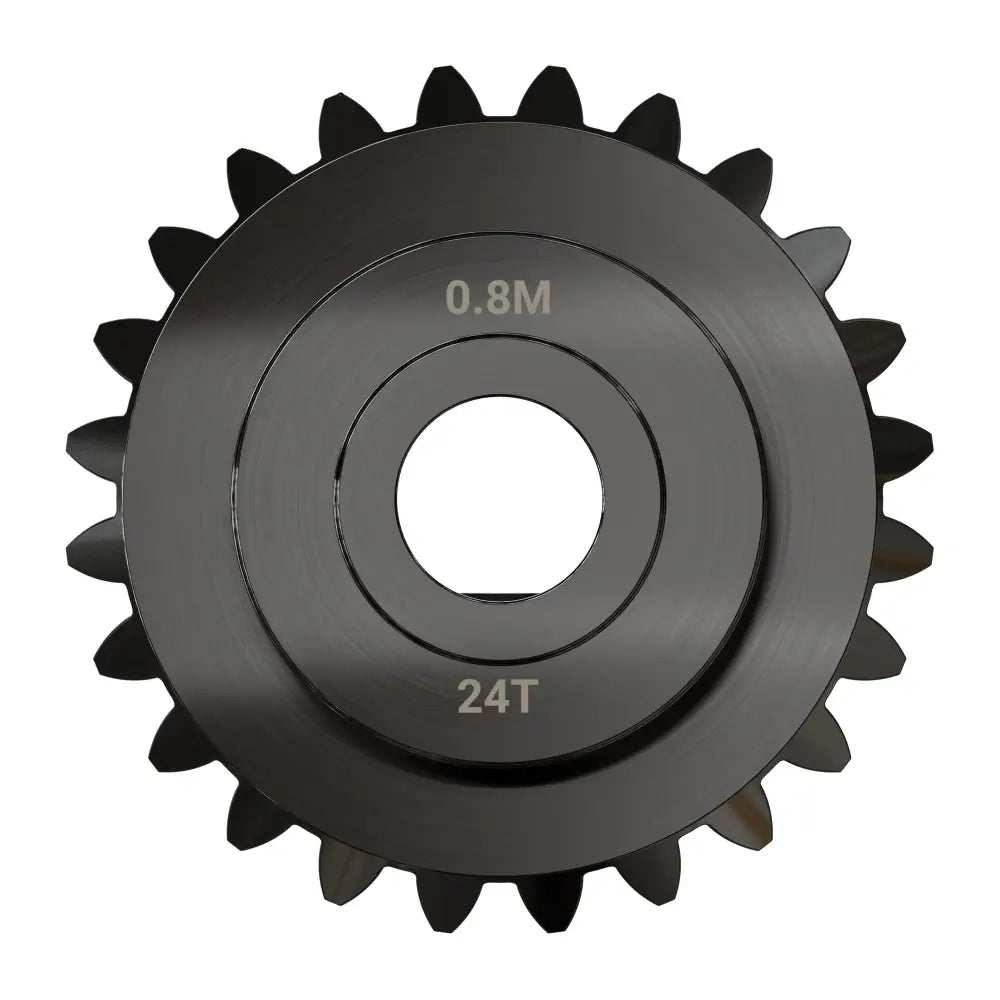ServoCity 2317 Series MOD 0.8 Miter Gear (Set-Screw, 5mm Round Bore, 24 Tooth)