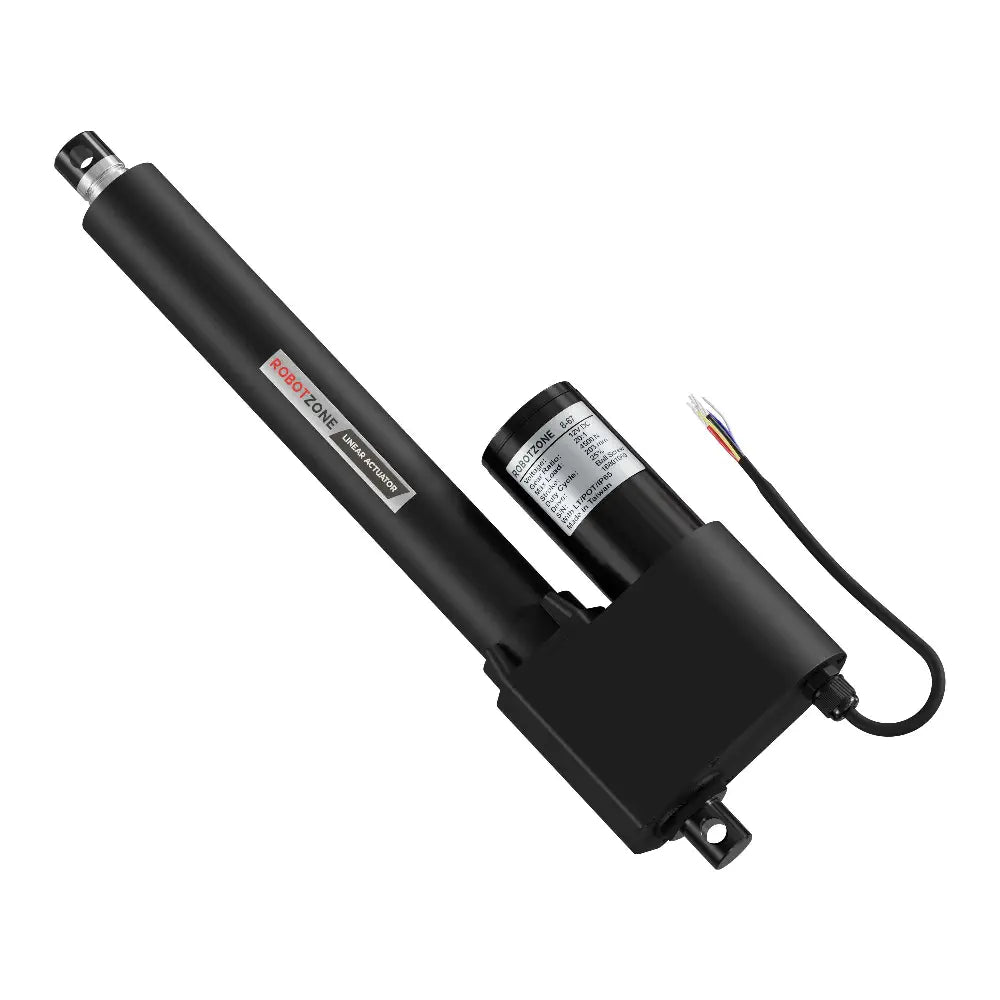 ServoCity 12V Super-Duty Linear Actuator (1010lb Thrust, 0.7"/sec, 8" Stroke)