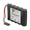 ServoCity NiMH Battery (6V, 2700mAh, 2-Pos TJC8 Power Connector [MH-FC], 6-1)