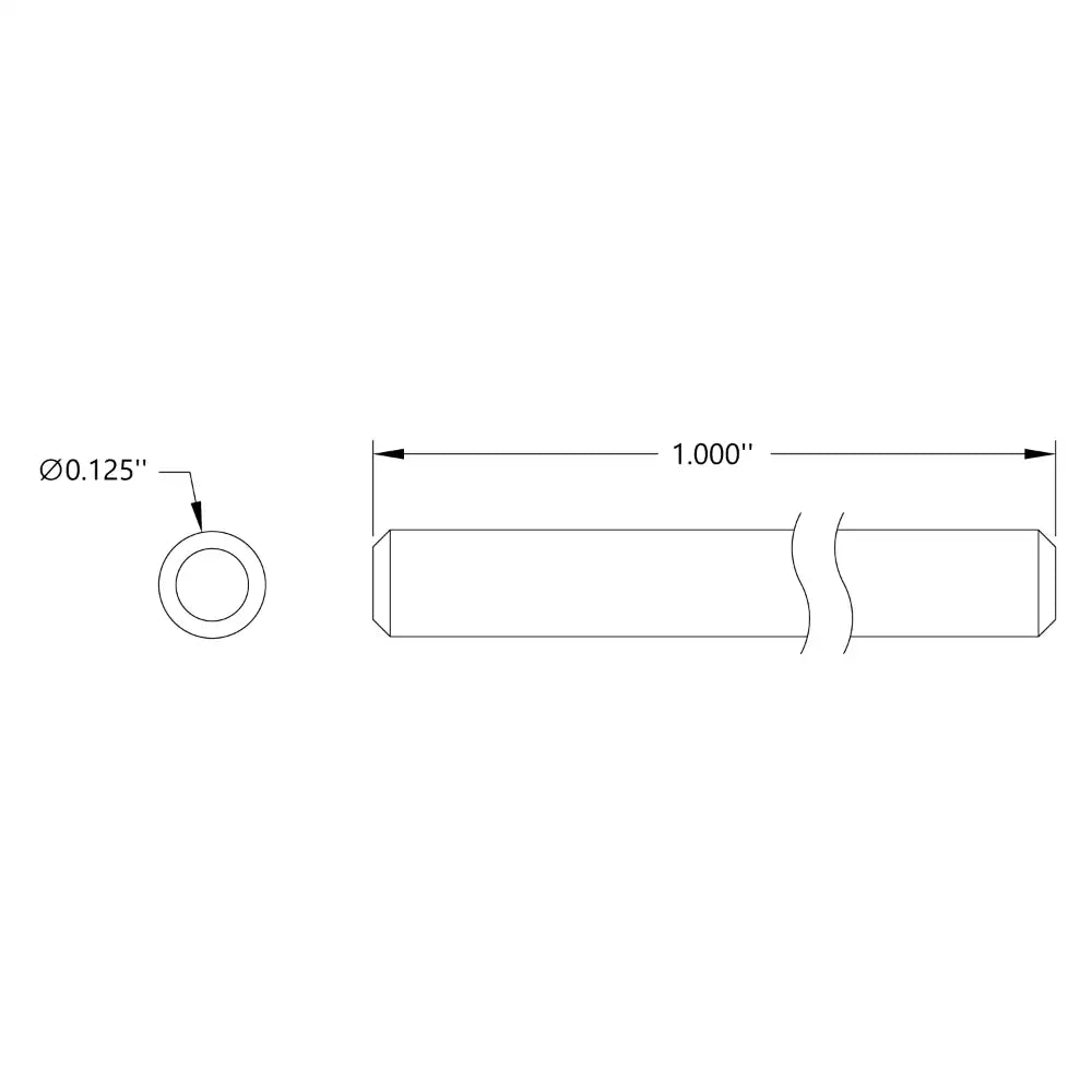 ServoCity 1/8" Shaft (1" Length)