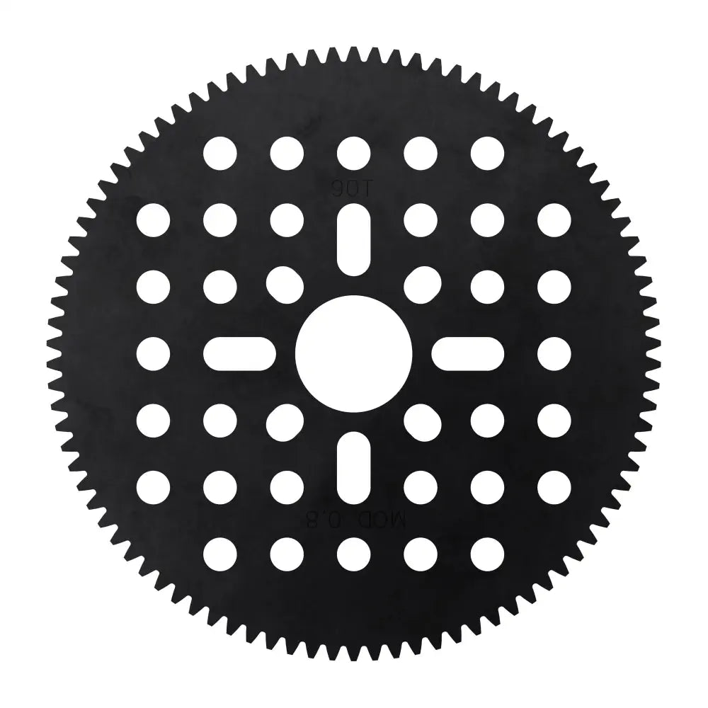 ServoCity 90 Tooth Hub-Mount Gear (MOD 0.8, 4mm Thick Acetal)
