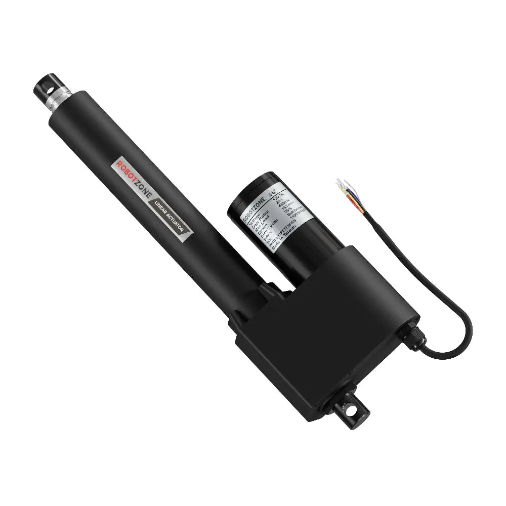 ServoCity 12V Super-Duty Linear Actuator (1010lb Thrust, 0.7"/sec, 6" Stroke)