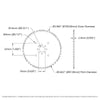 ServoCity #25 Pitch Acetal Hub-Mount Sprocket (14mm Bore, 48 Tooth)