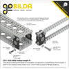 ServoCity 6mm Bore Flat Pillow Block (16mm x 32mm Mounting Pattern) - 2 Pack