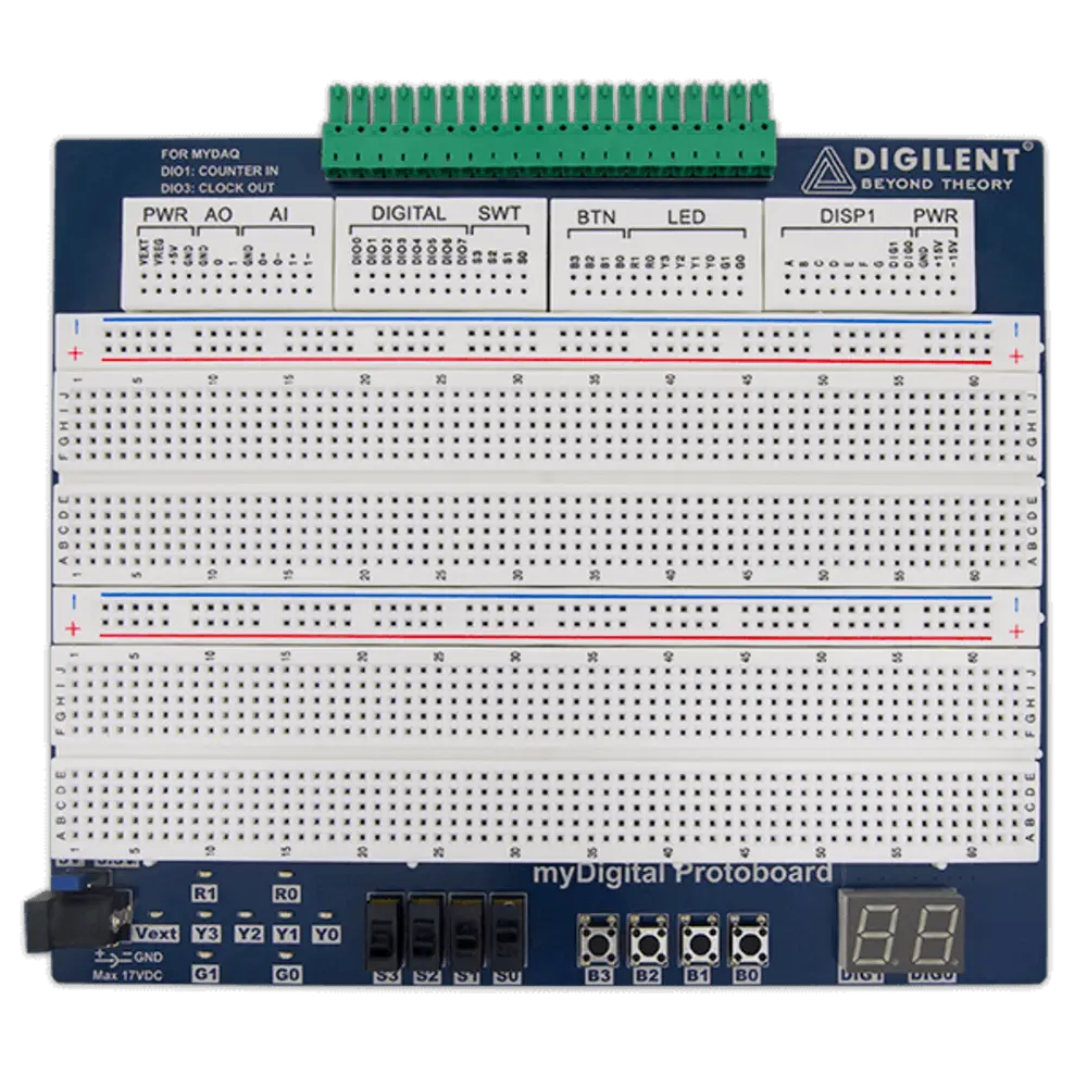 Digilent myDigital Protoboard (for NI myDAQ/myRIO)