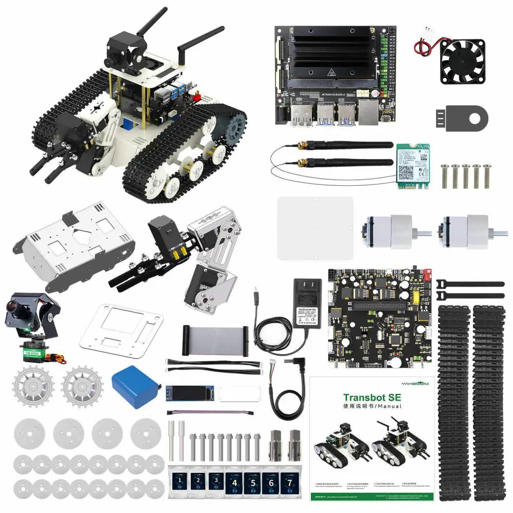 Transbot SE ROS Robot, Python Programming, HD Camera for Jetson NANO (w ...