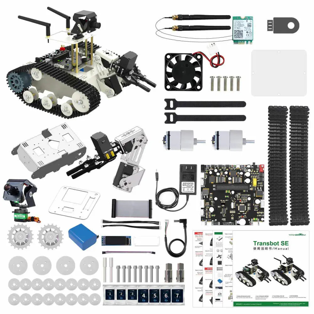 Transbot SE ROS Robot, Python Programming, HD Camera for Jetson NANO (w ...