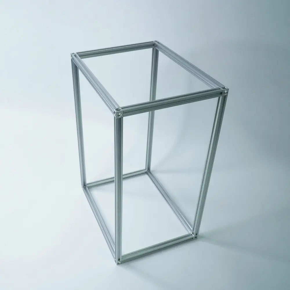 1010 Aluminum Profiles, 10x10mm, 500mm, 4 Pieces, Silver
