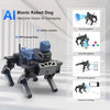 XiaoR GEEK AI Bionic Robot Dog for Raspberry Pi 4GB, AI Visual Recognition Interaction Smart Robot Python Programmable, 12 DOF Bionic Gait Mechanical Dog, (Include Raspberry Pi)