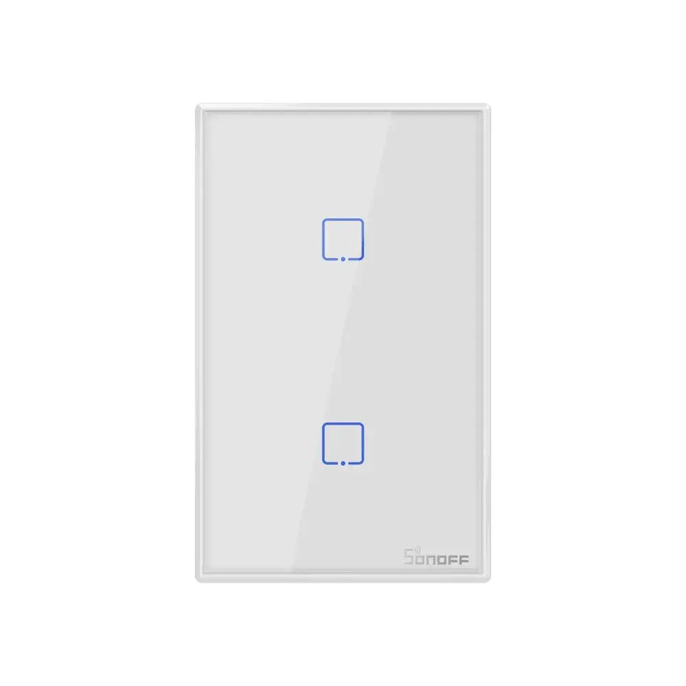 SONOFF TX Series WiFi Wall Switch (T2, US, 2 Gang, White)