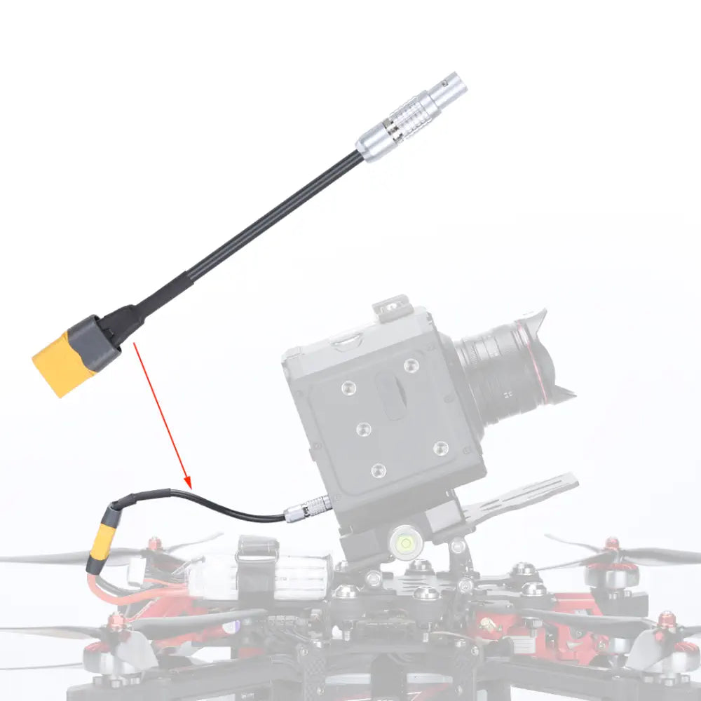iFlight Taurus X8 XT60H-Male to Z CAM E2-M4 Power Cable (2 Holes)