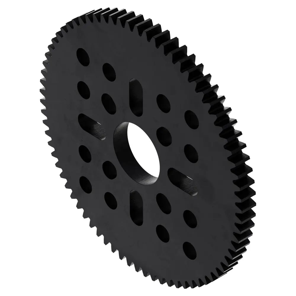 ServoCity 74 Tooth Hub-Mount Gear (MOD 0.8, 4mm Thick Acetal)