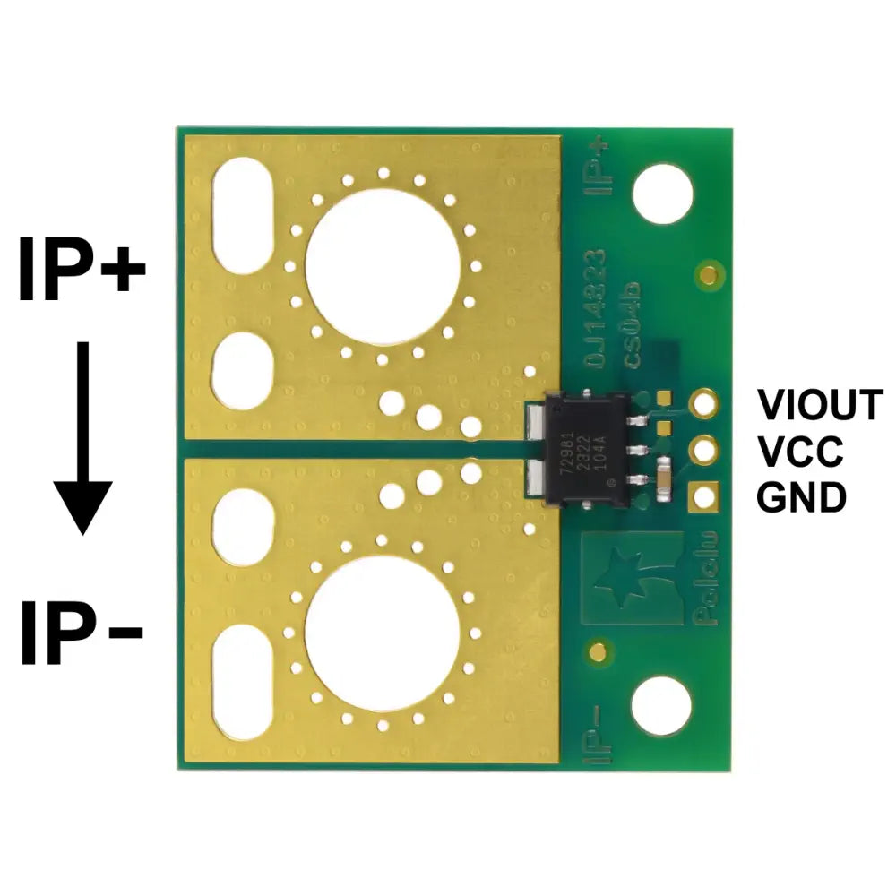 Pololu ACS72981LLRATR-100B5 Current Sensor Large Carrier -100A to +100A, 5V