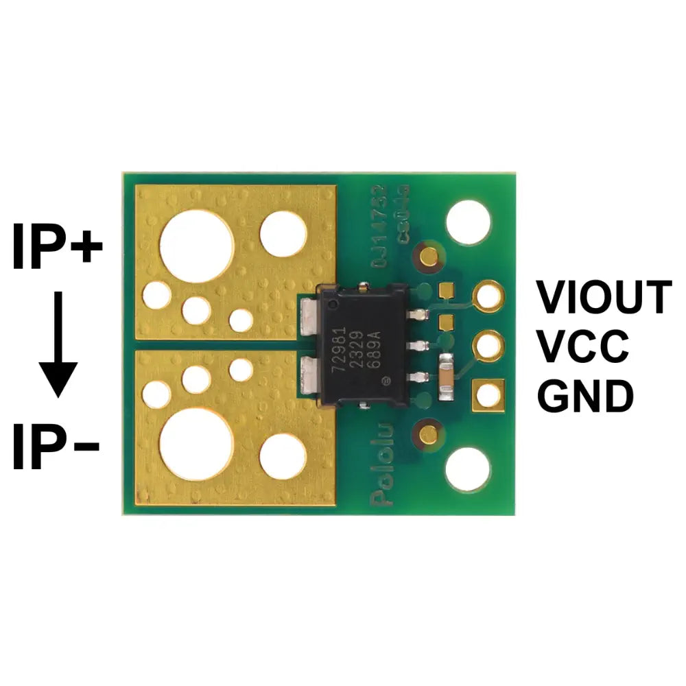Pololu ACS72981KLRATR-150U5 Current Sensor Compact Carrier 0A to 150A, 5V