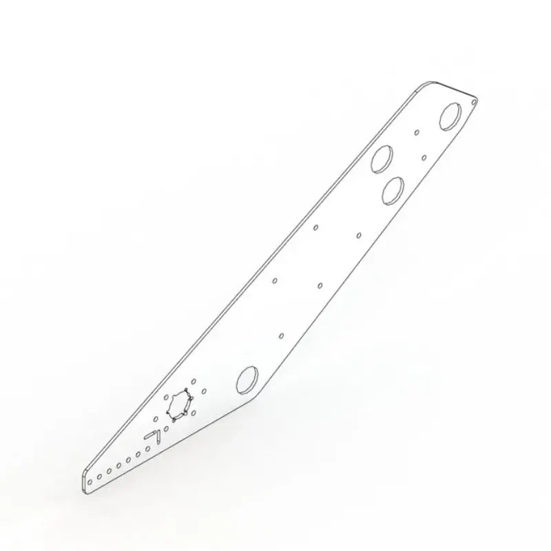AndyMark Everybot 2023 Polycarbonate Intake Plate