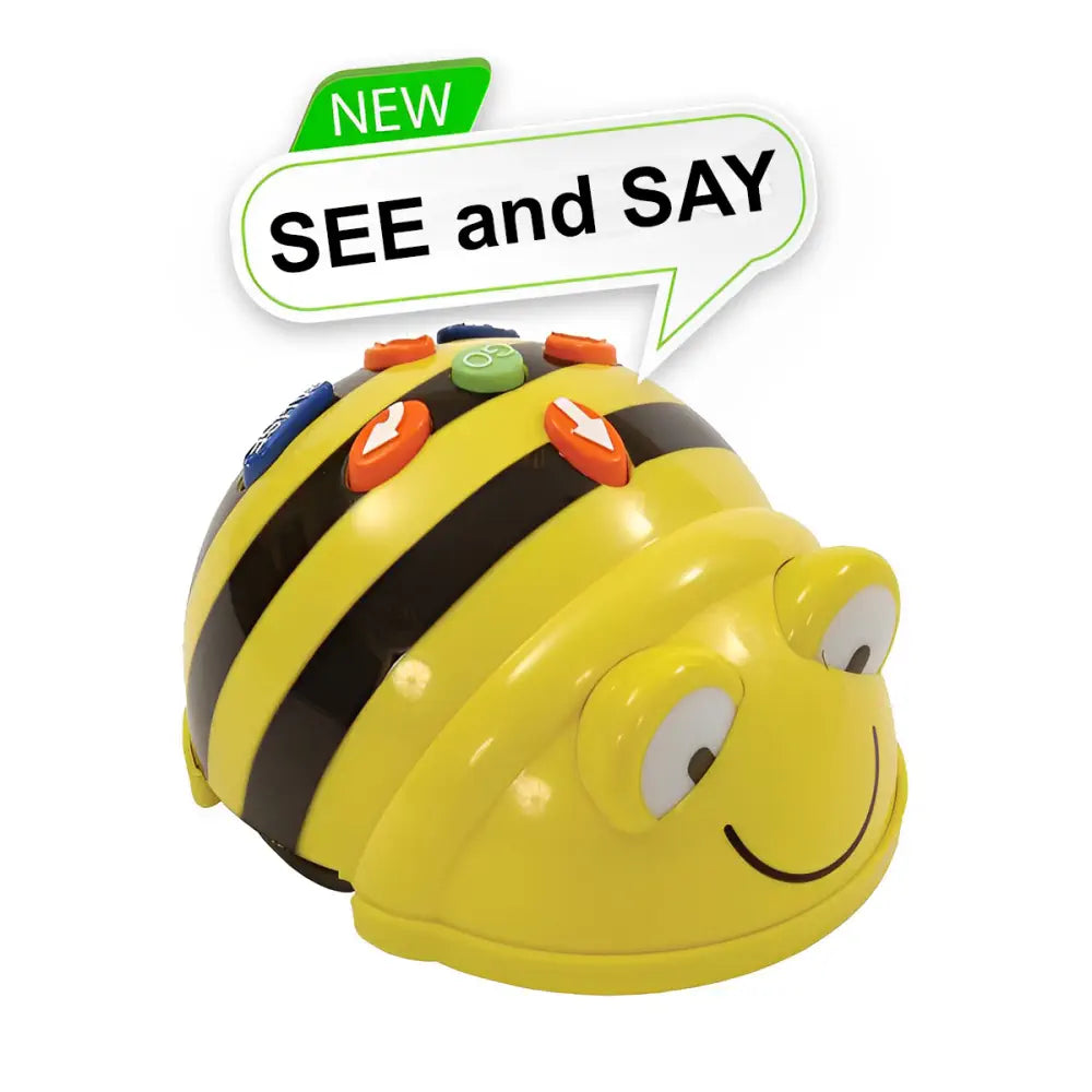 TTS 6 Bee-Bot Country &amp; City Bundle with 4 Activity Mats - See &amp; Say Programmable Robots for STEM Learning, Coding &amp; Robotics Education | Ages 3+