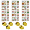 TTS 6-Pcs Bee-Bot Programmable Robot Bundle - See &amp; Say Version with 6-Pcs 3D Community Construction Kit, Educational STEM Coding &amp; Robotics for Kids - Classroom Set | Age 3+