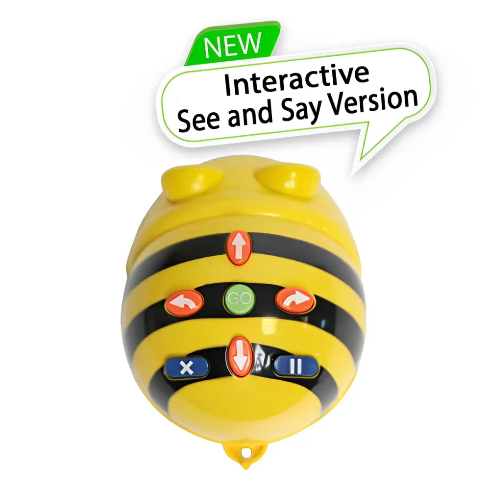 TTS 6-Pcs Bee-Bot Programmable Robot Bundle - See &amp; Say Version with 6-Pcs 3D Community Construction Kit, Educational STEM Coding &amp; Robotics for Kids - Classroom Set | Age 3+
