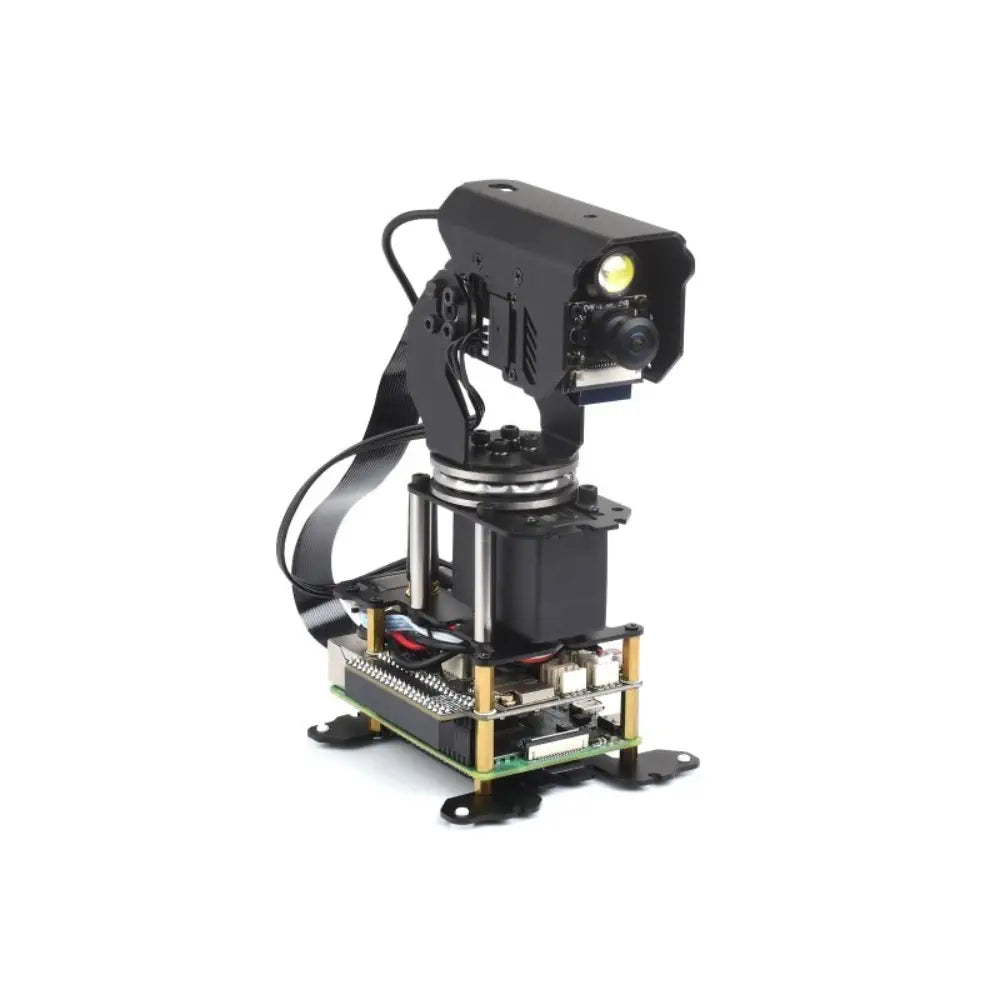Waveshare 360° Omnidirectional High-Torque 2-Axis Expandable Pan-Tilt Camera Module, Driven by Serial Bus Servos (US)