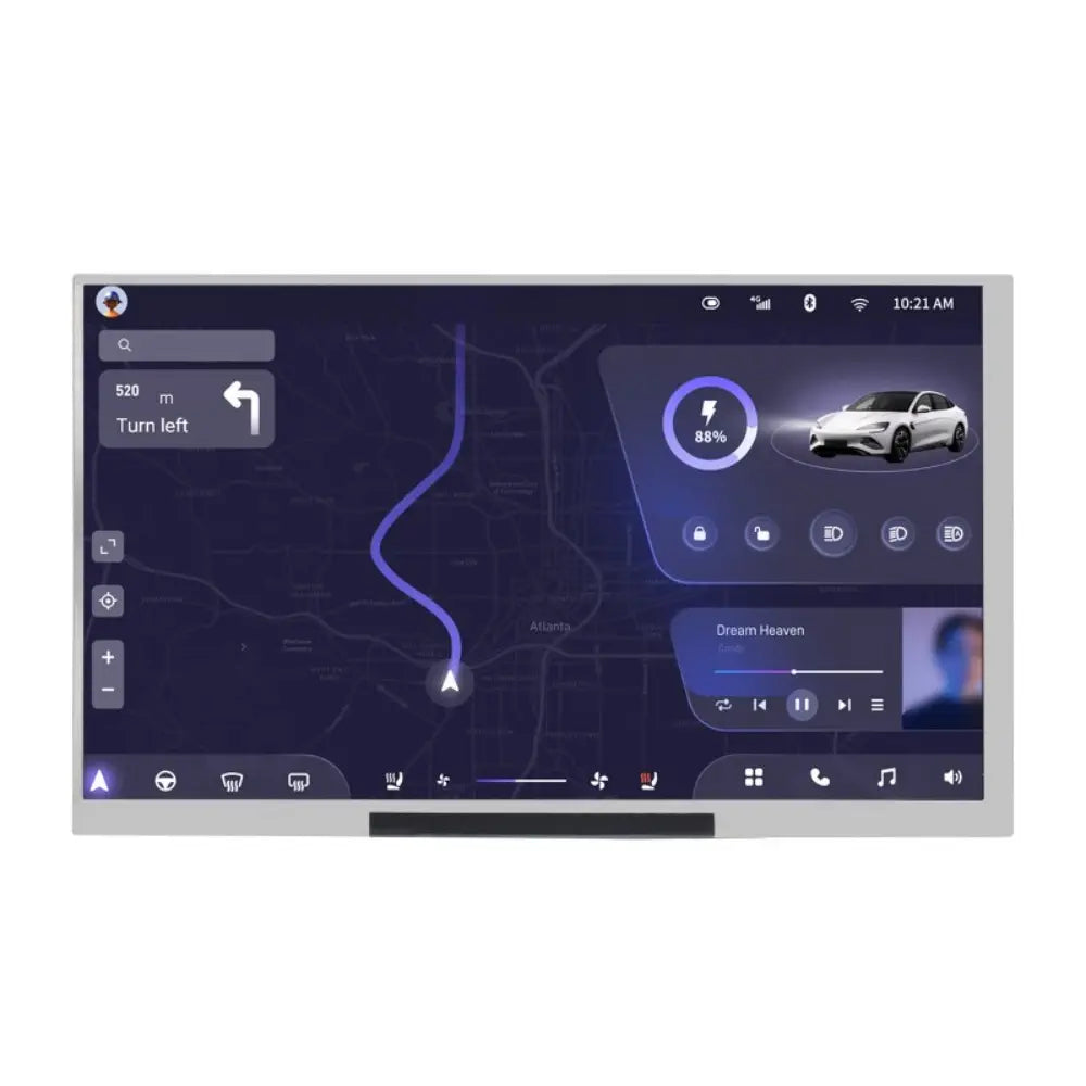 Waveshare 7" IPS/QLED Integrated Display, 1024 × 600, Thin & Light Design