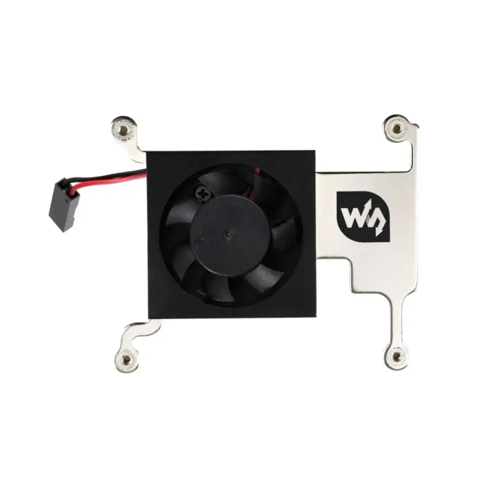 Waveshare Low-Profile CPU Cooling Fan for Raspberry Pi 4B/3B+/3B w/ Bracket (w/ GPIO Adapter)