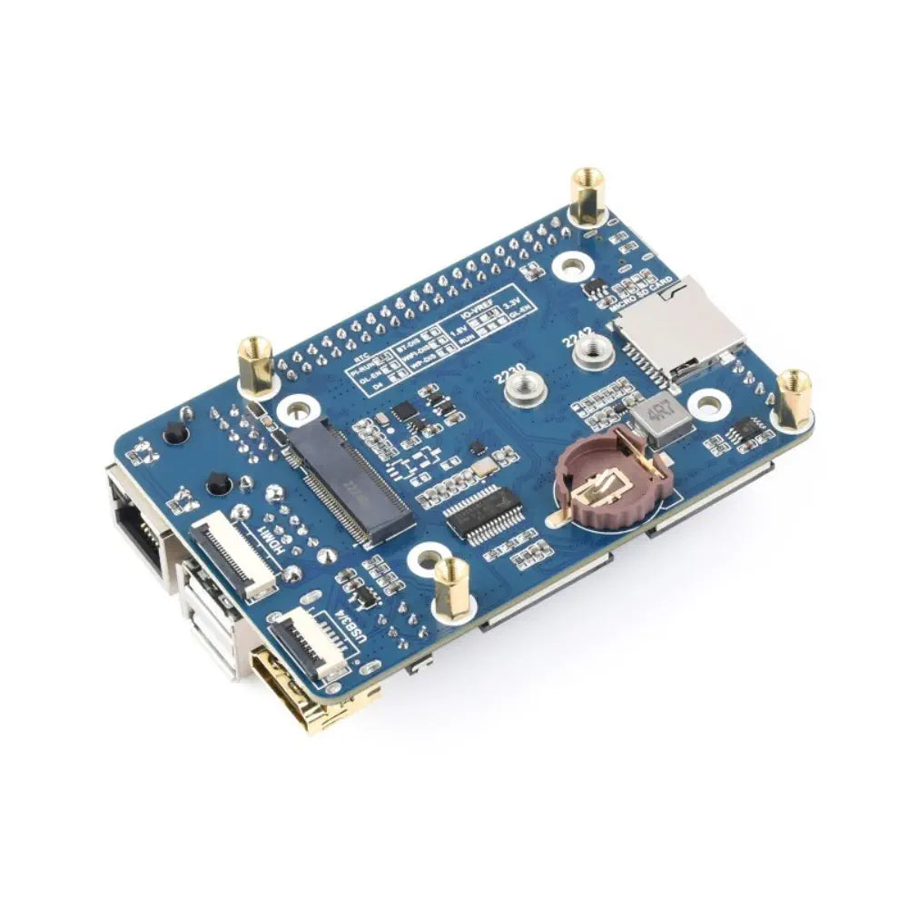 Waveshare Mini-Computer Based on Raspberry Pi Compute Module 4 (not Included), Mini IO Board Full Ver (US)