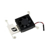 Waveshare Low-Profile CPU Cooling Fan for Raspberry Pi 4B/3B+/3B w/ Bracket (No GPIO Adapter)