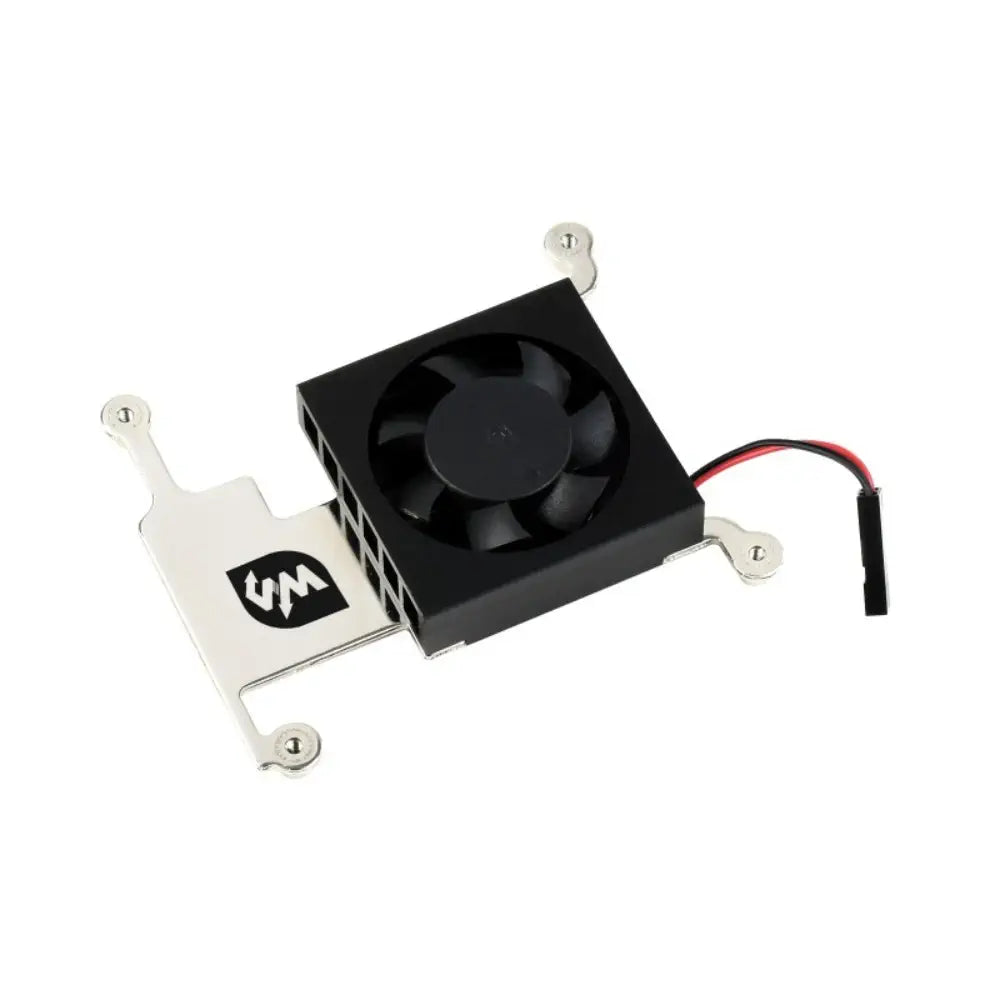 Waveshare Low-Profile CPU Cooling Fan for Raspberry Pi 4B/3B+/3B w/ Bracket (No GPIO Adapter)