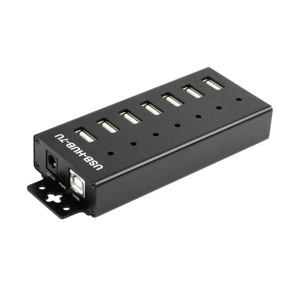 Waveshare Industrial Grade USB HUB, Extending 7x USB 2.0 Ports