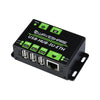 Waveshare Industrial Grade Multifunctional USB HUB, Extending 3x USB Ports + 100m Ethernet Port (US)