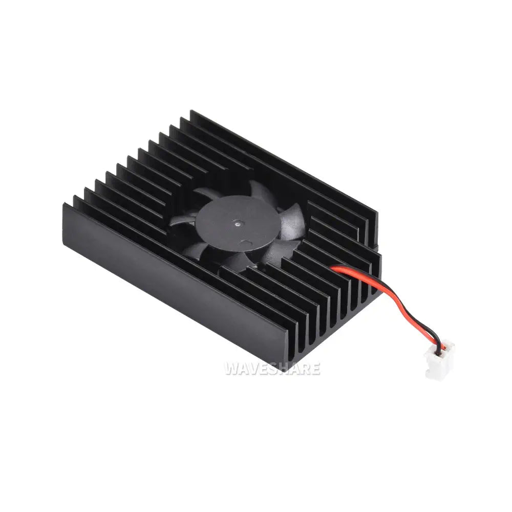 Waveshare Metal Case for VisionFive2 Board (not Included), w/ Cooling Fan, Mini-Computer Case