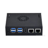 Waveshare Metal Case for VisionFive2 Board (not Included), w/ Cooling Fan, Mini-Computer Case