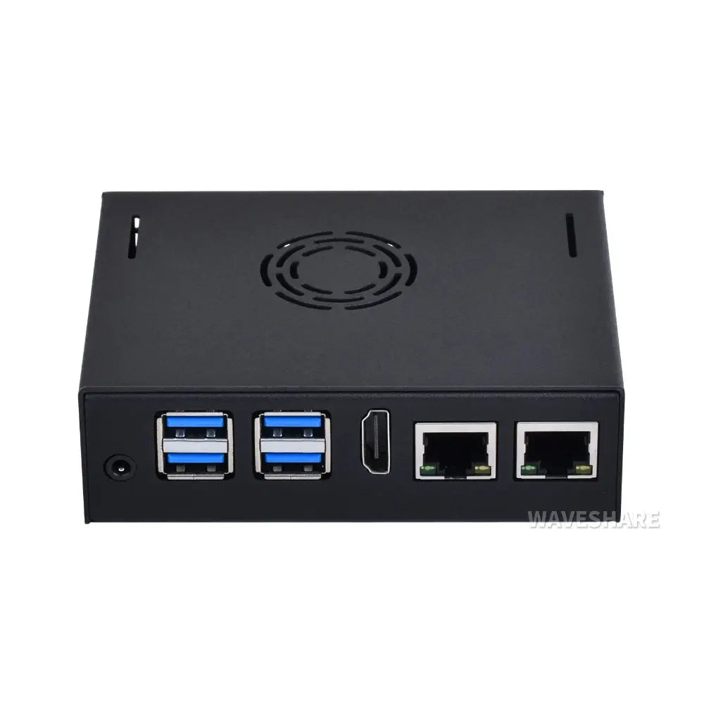 Waveshare Metal Case for VisionFive2 Board (not Included), w/ Cooling Fan, Mini-Computer Case