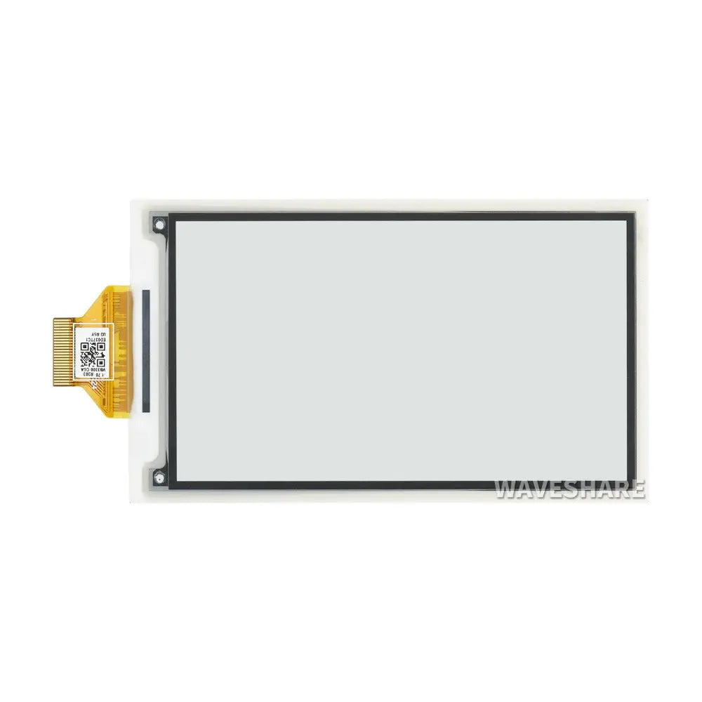 Waveshare 3.7" e-Paper E-Ink Raw Display, 480×280, Black/White, 4 Grey Scales, SPI, w/o PCB