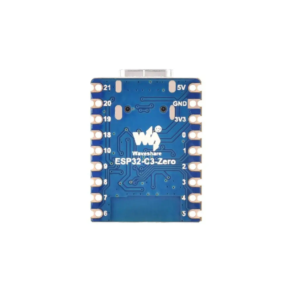 Waveshare ESP32-C3 Mini Dev Board, Based on ESP32-C3FN4, 160MHz, 2.4GHz Wi-Fi & Bluetooth 5 (w/ Headers)
