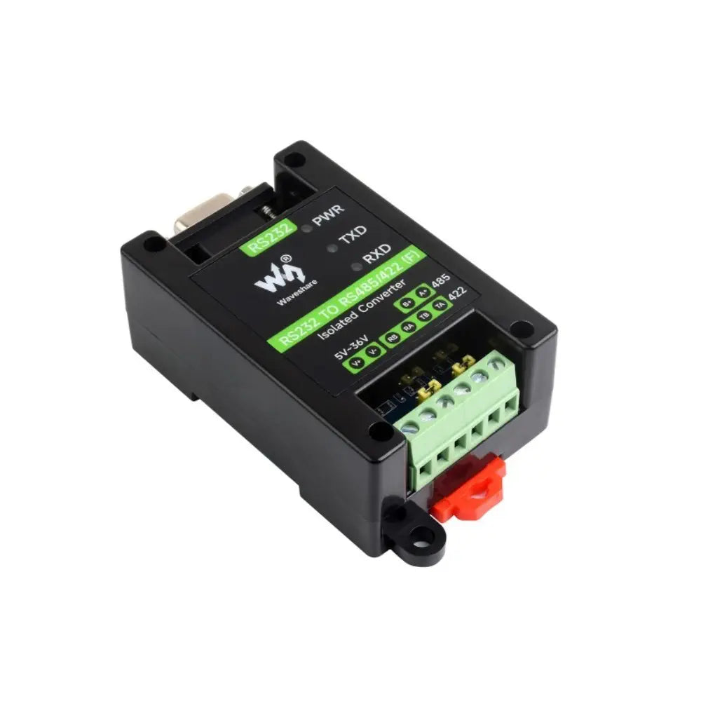 Waveshare RS232 to RS485/422 Active Digital Isolated Converter, Onboard Original SP3232EEN & SP485EEN Chips