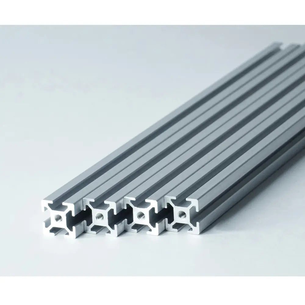 1212 Aluminum Profiles, 12x12mm, 600mm, 4 Pieces, Silver