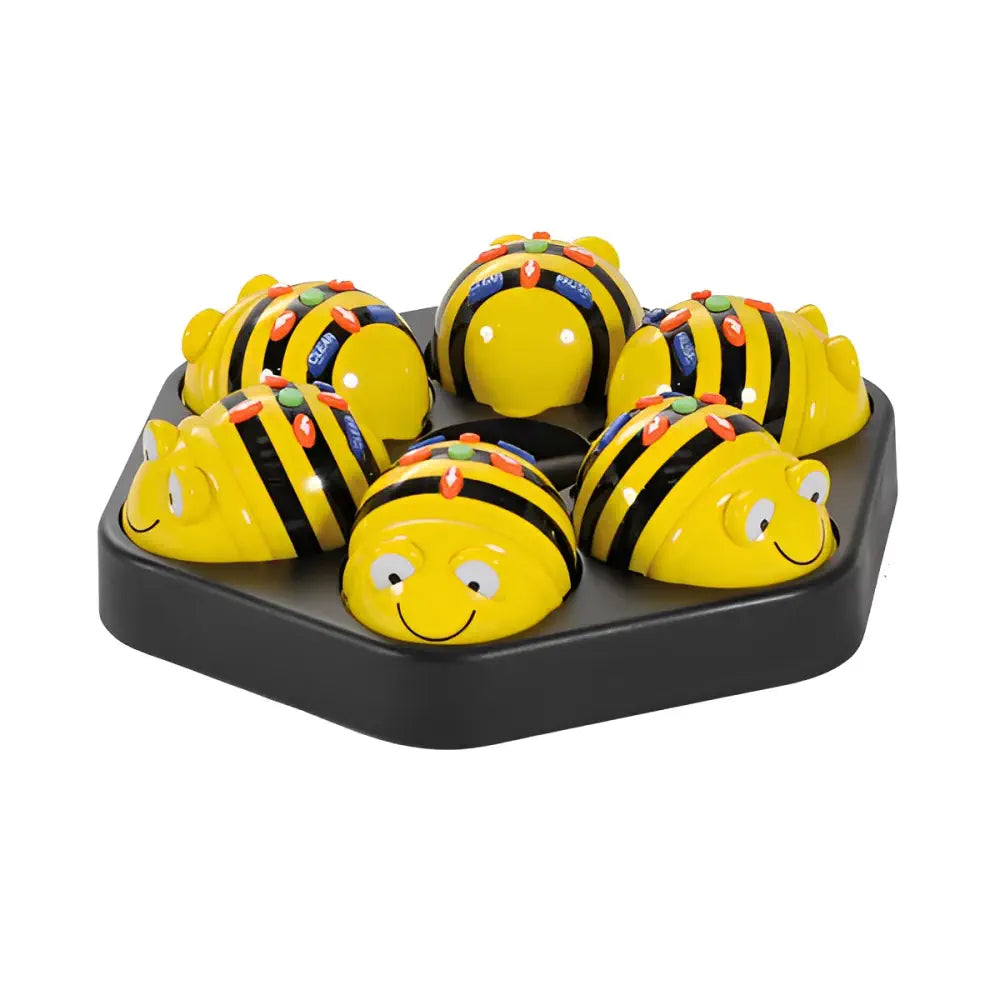 See &amp; Say Bee-Bot Robotics Group Set with 3 Floor Activity Mats &amp; A5 Sequence Cards - STEM Coding, Programmable Robots for Classroom Learning for Kids | Ages 3+