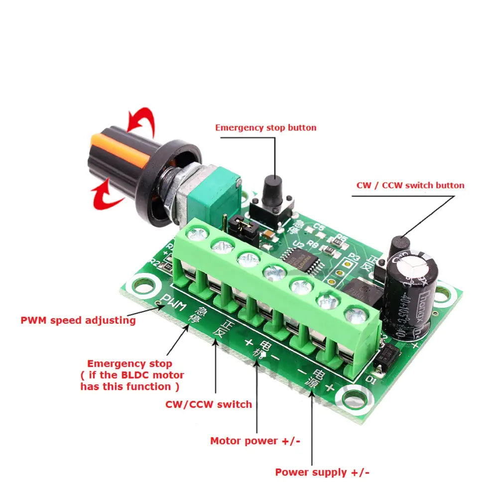 DC Brushless Motor Speed Controller