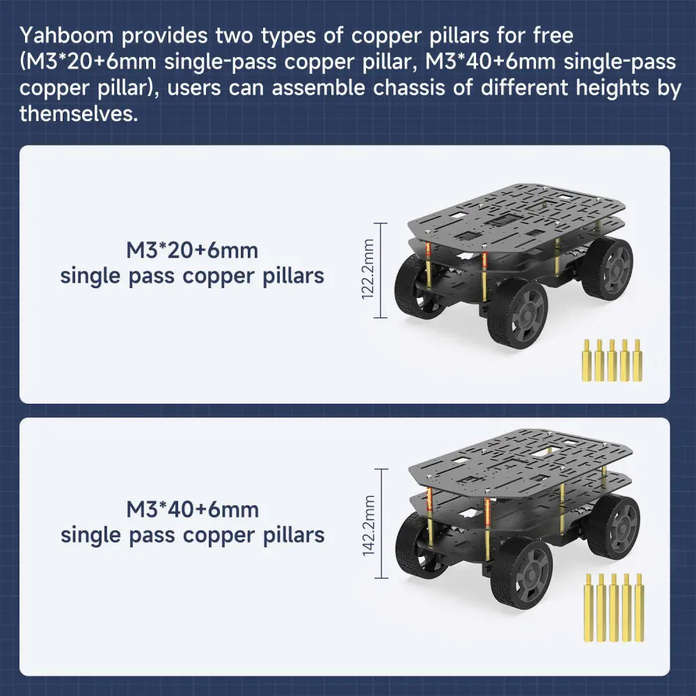 High-strength Upper Aluminum Alloy Plate for Wheeled Smart Robotic car