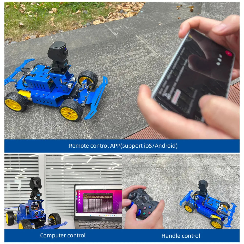 XiaoR GEEK Raspberry Pi AI self-driving smart programmable robot donkey car