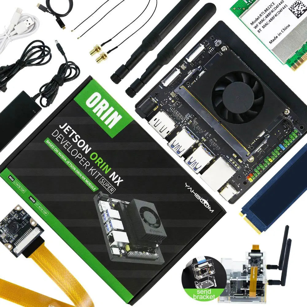 Jetson Orin NX Developer Kit 8GB RAM Super Version with NVIDIA Core Module for ROS AI Deep Learning--Camera Advanced Kit