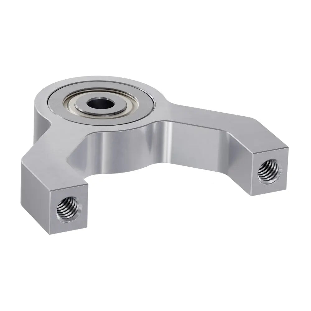 ServoCity 4mm Bore 1-Side, 2-Post Pillow Block (24mm Height)