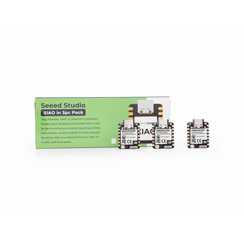 SeeedStudio XIAO MG24 Sense, 2x 7-Pin, unsolded (3x)