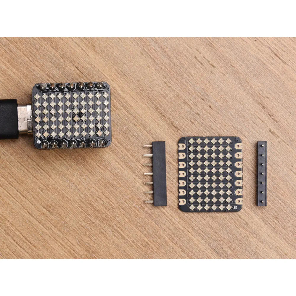 Seeed Studio 6x10 RGB WS2812 Matrix for XIAO, 2x 7-Pin Header