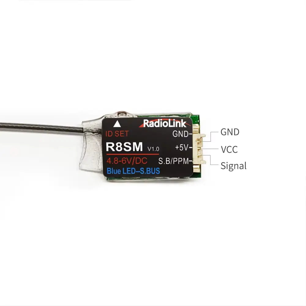 RadioLink R8SM Super Mini 8ch Receiver for T8FB/T8S Transmitter